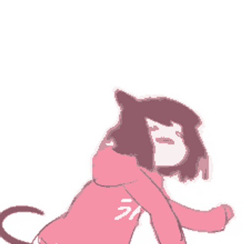 Neko Aggressive Anime Dance GIF