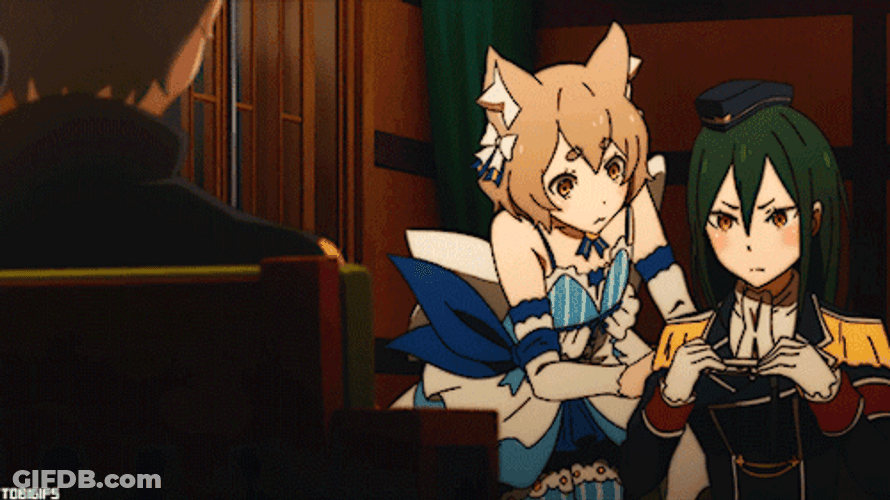 Neko Maid Annoying GIF