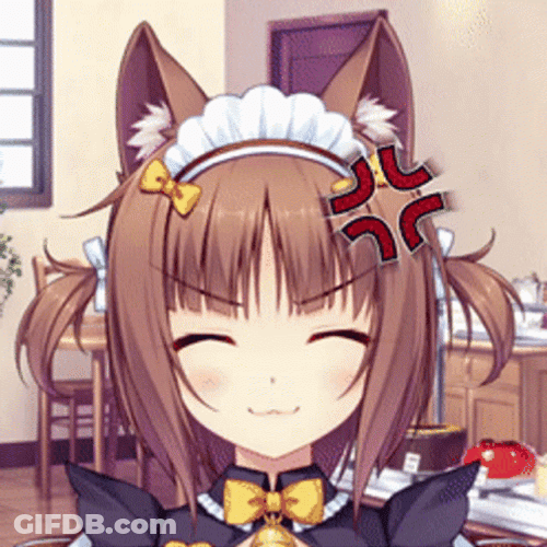 Nekopara Angry Azuki GIF