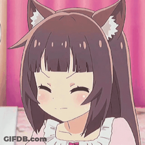 Nekopara Anime Shook Reaction GIF