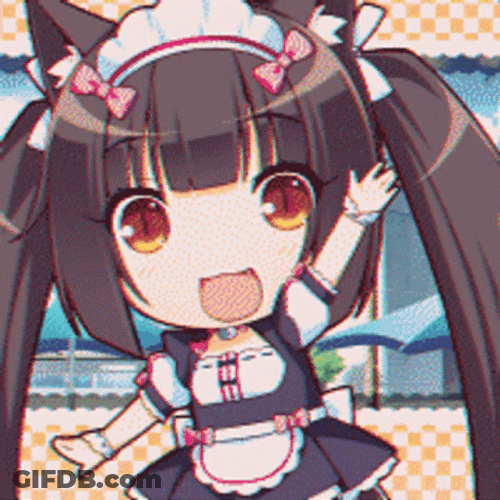 Nekopara Chibi Chocola Happy GIF