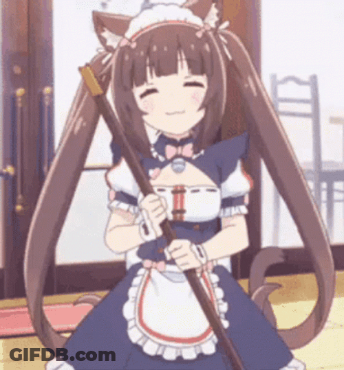 Nekopara Chocola Wide Smile GIF