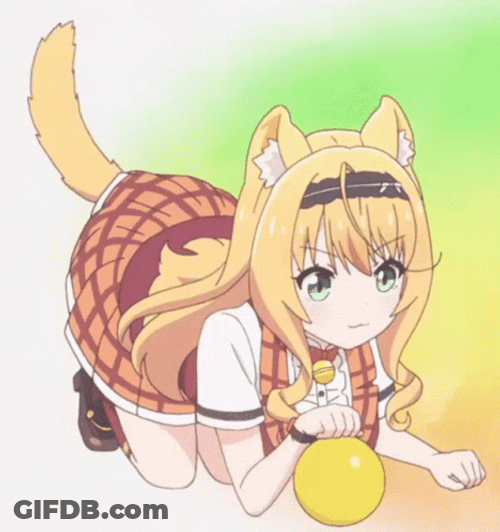 Nekopara Maple And Her Ball GIF