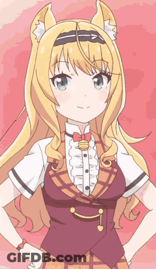 Nekopara Maple Wink GIF