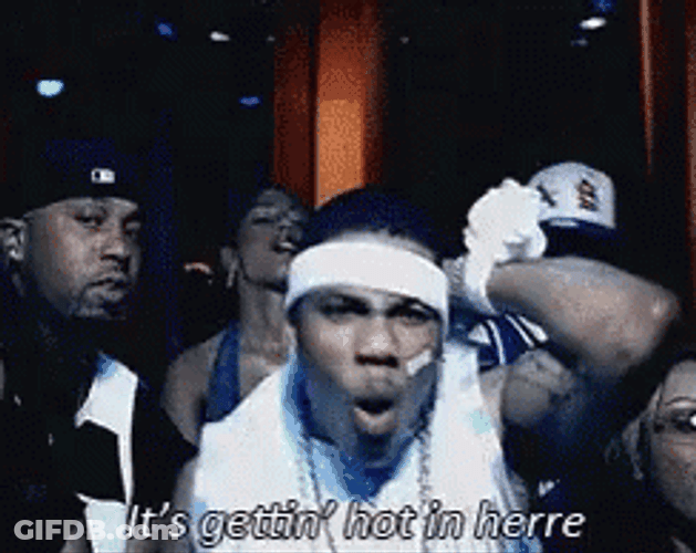 Nelly Getting Hot In Here GIF