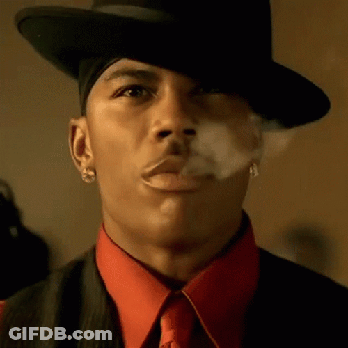 Nelly Smoking Hot GIF