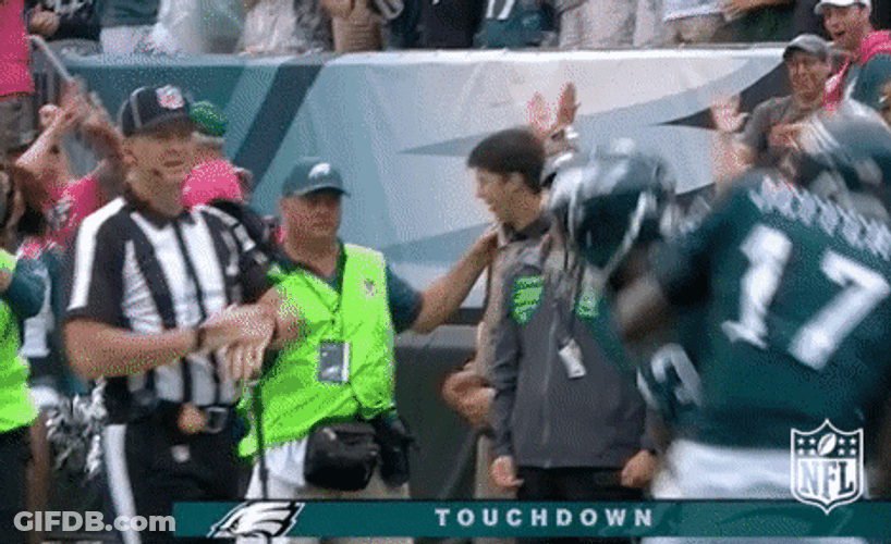Nelson Agholor Being Ecstatic GIF