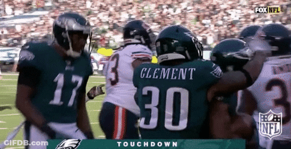 Nelson Agholor Cheers With The Team GIF