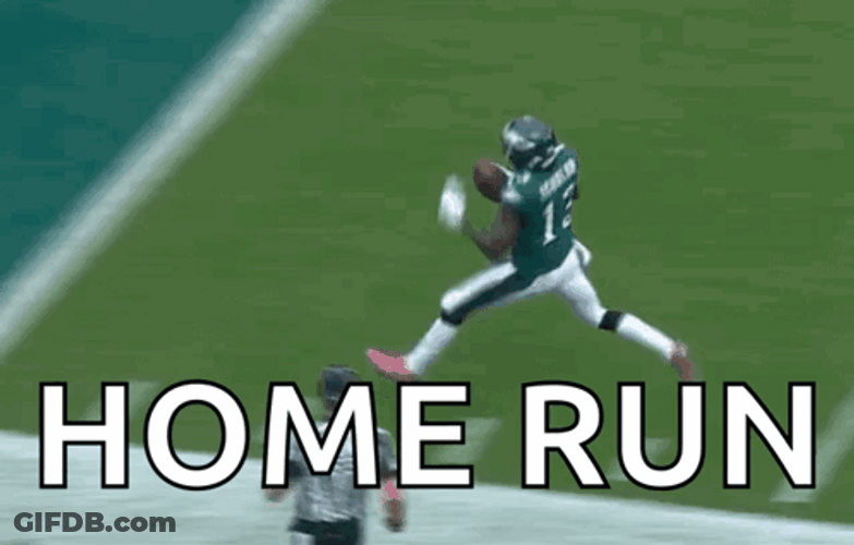 Nelson Agholor Home Run GIF