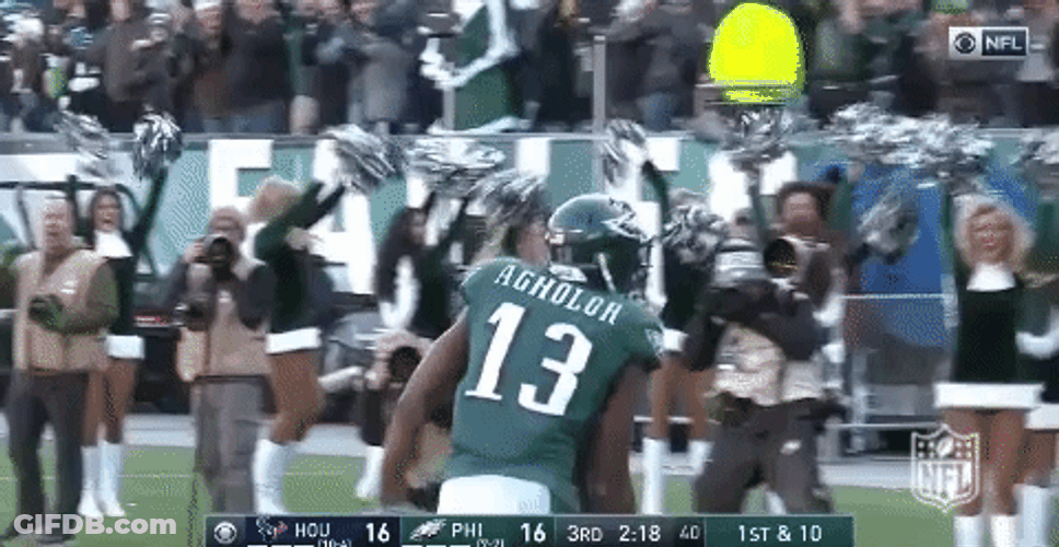 Nelson Agholor Intense Game GIF