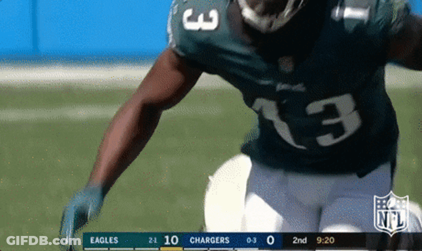 Nelson Agholor Intense Gesture GIF