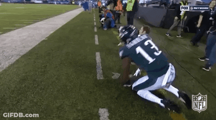 Nelson Agholor Kneeling GIF