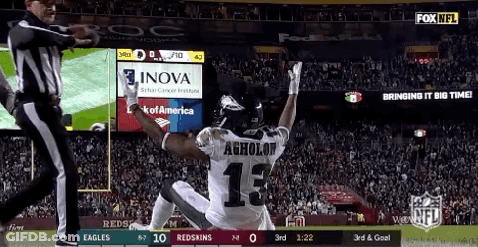 Nelson Agholor Sitting Like A Kid GIF