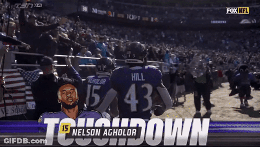 Nelson Agholor Team Touchdown GIF
