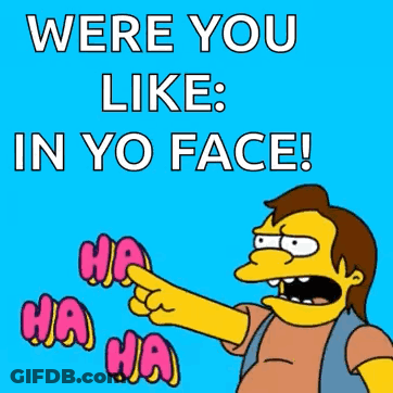 Nelson From The Simpsons Pointing GIF