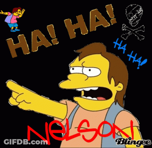 Nelson Haha GIF