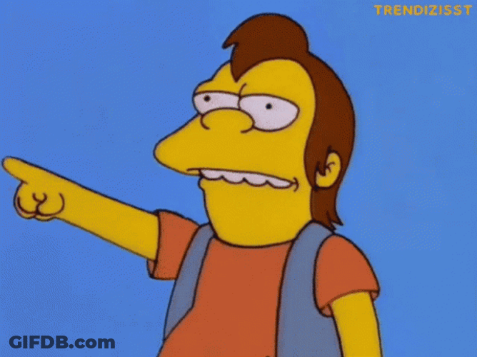 Nelson Haha GIF