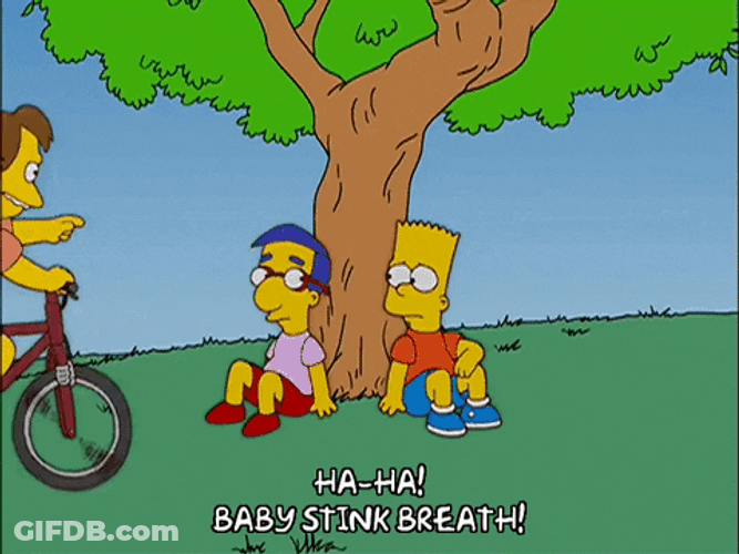 Nelson Haha Hit The Tree GIF