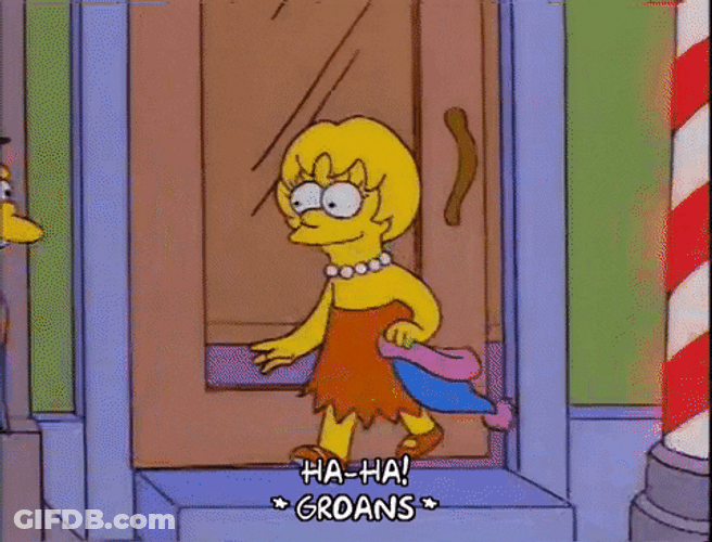Nelson Haha Laughing At Lisa GIF