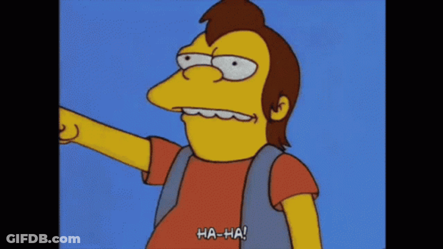 Nelson Haha GIF