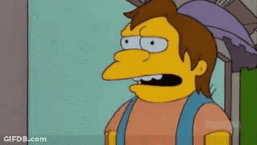 Nelson Haha Pointing GIF