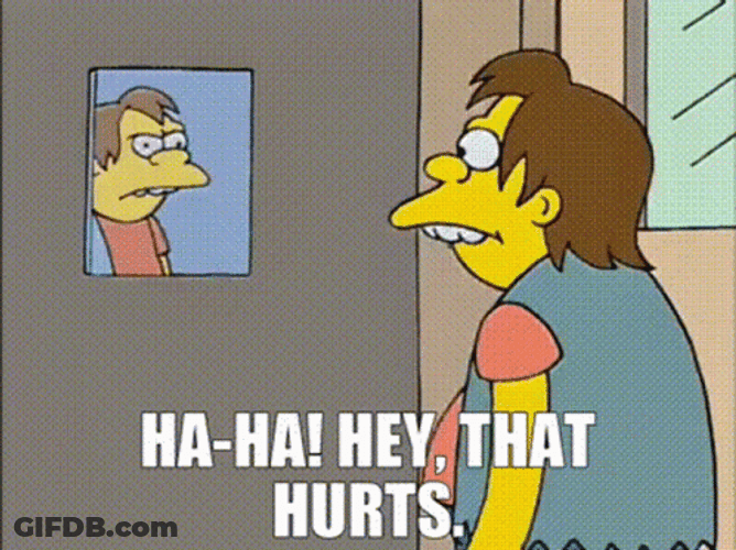 Nelson Haha That Hurts GIF