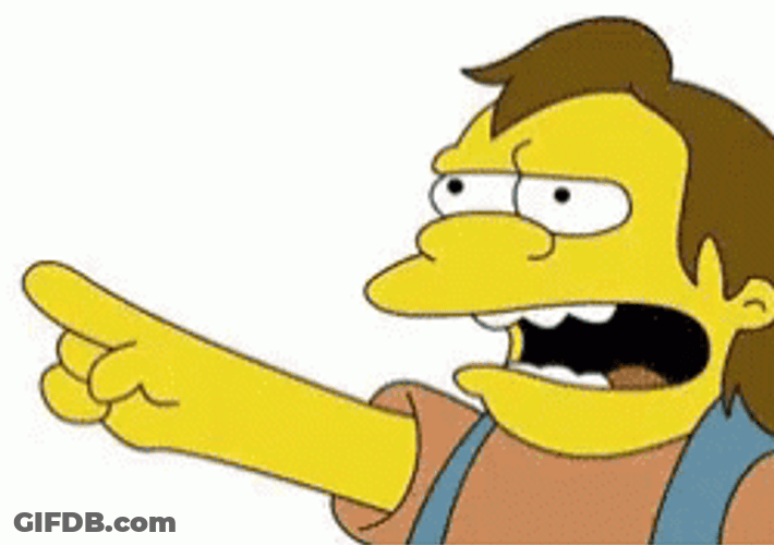 Nelson Haha GIF