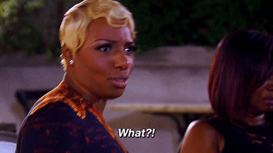 Nene Leakes Aggressive What Reaction GIF