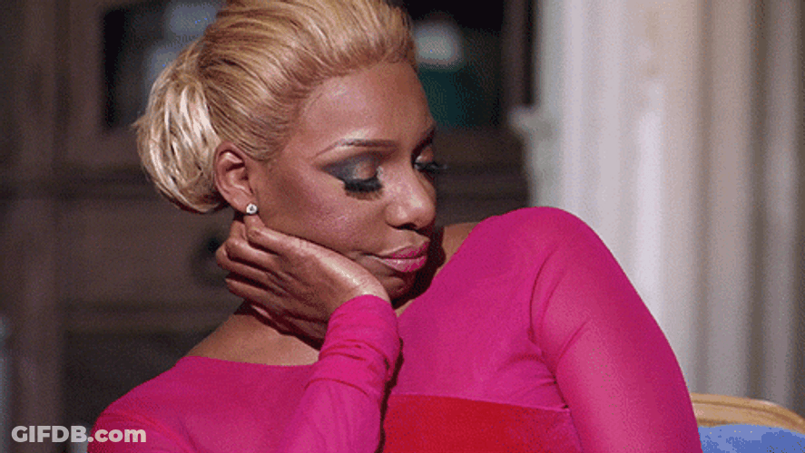 Nene Leakes Bored Napping GIF