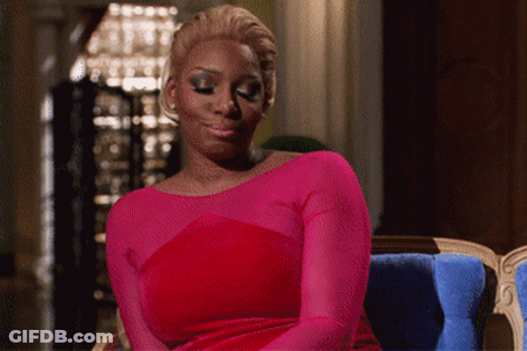 Nene Leakes Eyes Widened Shocked What GIF
