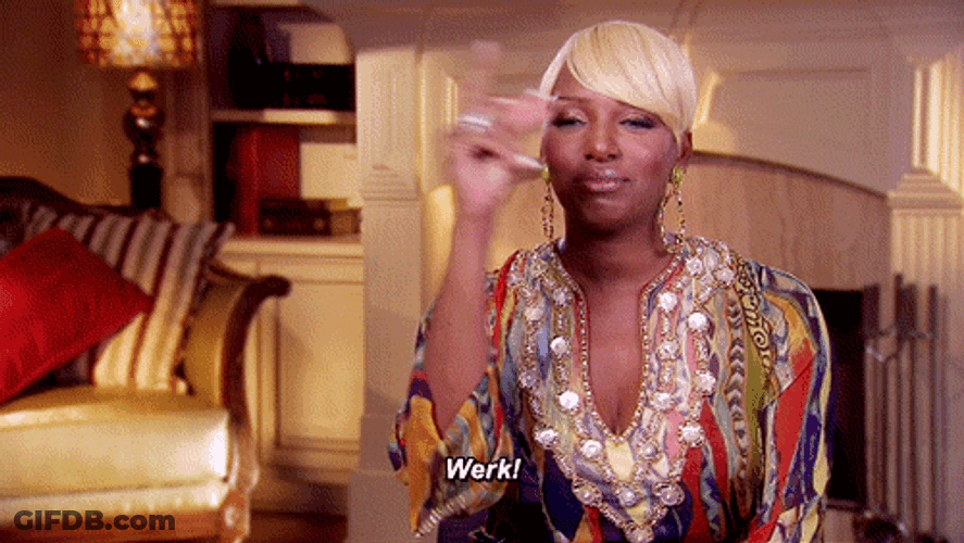 Nene Leakes Finger Snaps Werk Girl GIF