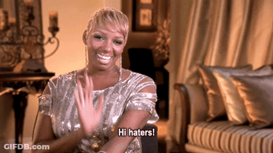 Nene Leakes Hi Haters Blow Kiss GIF