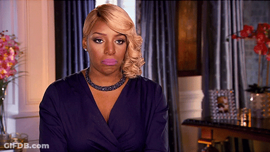 Nene Leakes Lip Trill Exhausted Overacting GIF