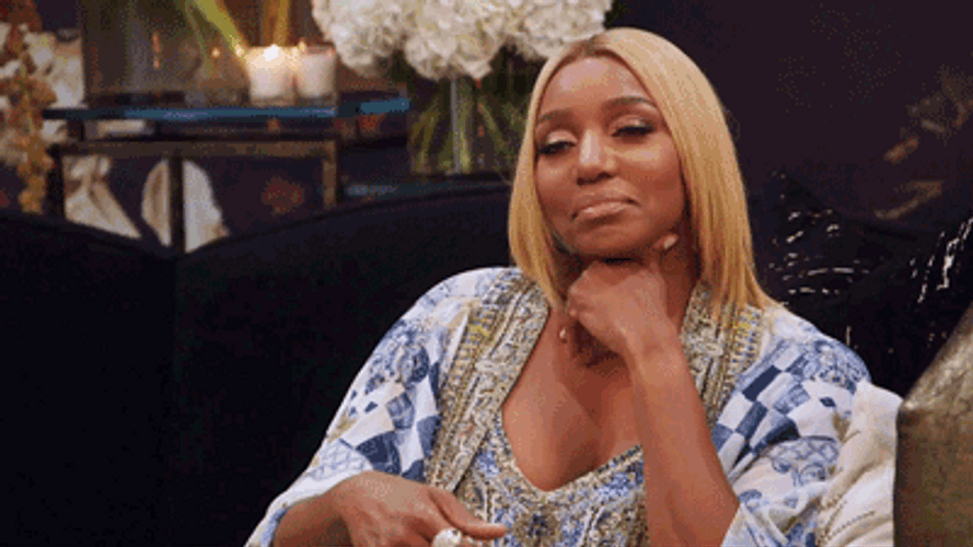 Nene Leakes Nodding Subtle Smiling GIF