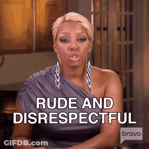 Nene Leakes Serious Rude And Disrespectful GIF