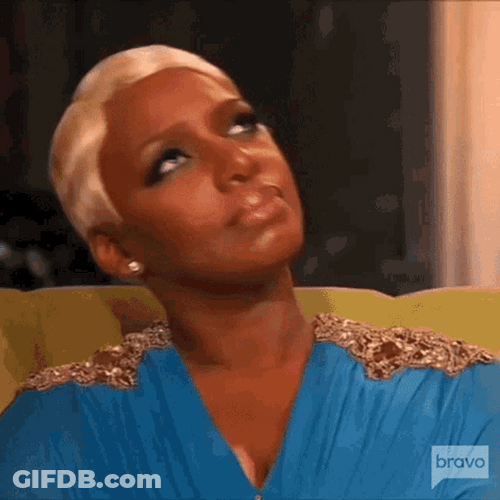 Nene Leakes Thinking Looking Up Hmm GIF