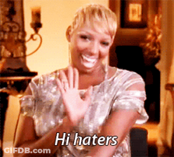 NeNe Leakes Waving Hi Haters GIF