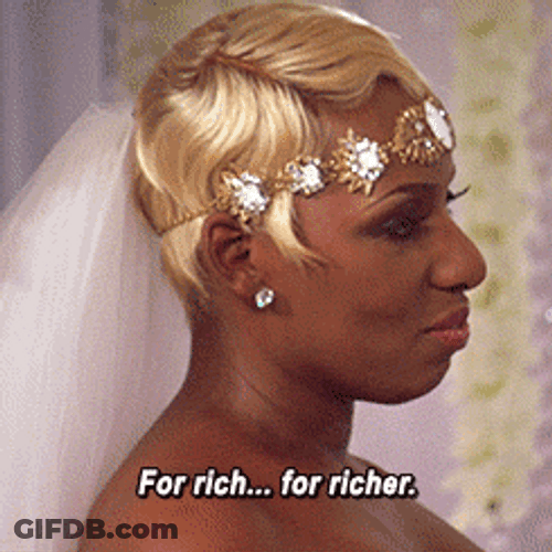 Nene Leakes Wedding Vows For Richer GIF
