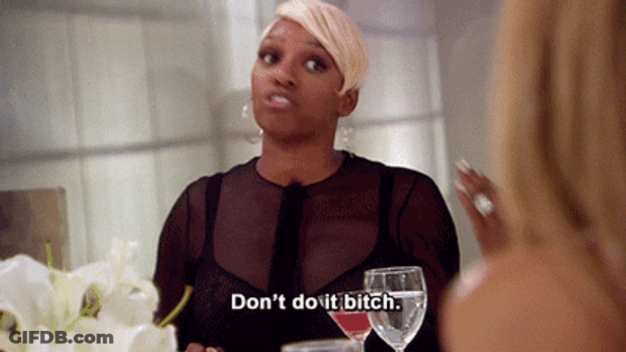 Nene The Ghetto Explaining Don't Do It GIF