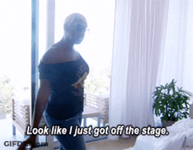 Nene The Ghetto Look Just Got Off Stage GIF