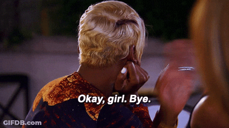 Nene The Ghetto Sad Okay Girl Bye GIF