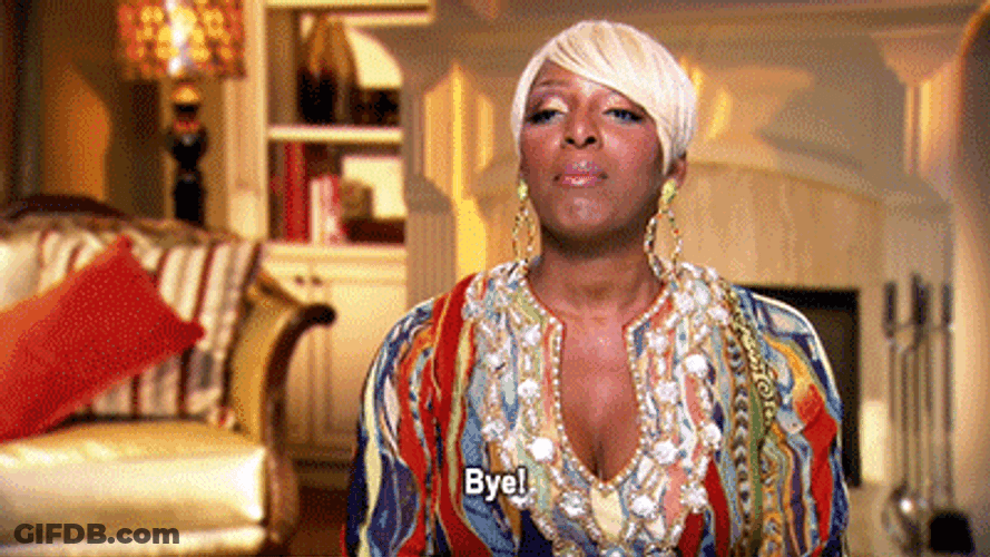 Nene The Ghetto Waves And Says Bye GIF