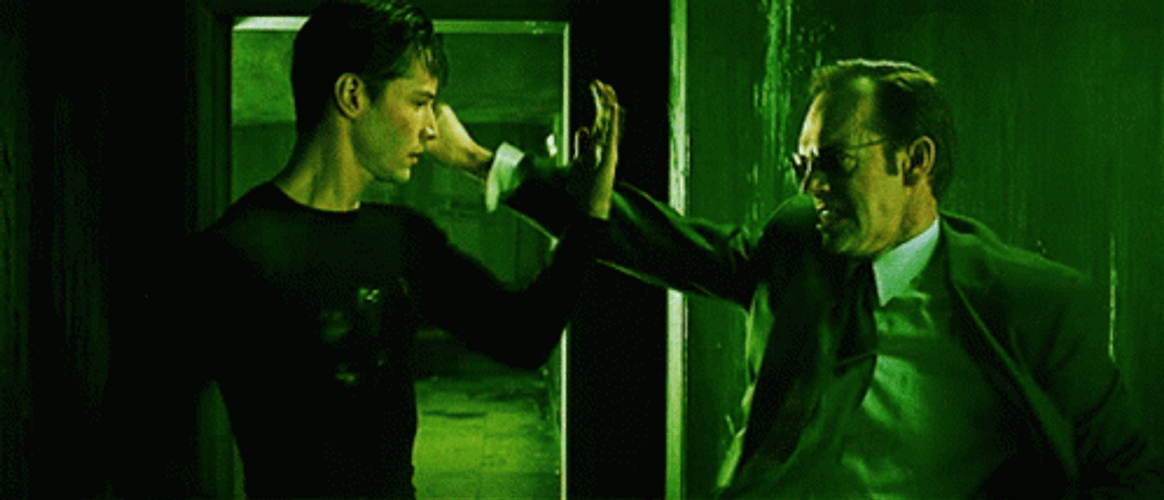 Neo Matrix Fight GIF