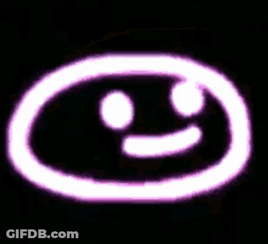 Neon Blob Lively Dancing Emoji GIF