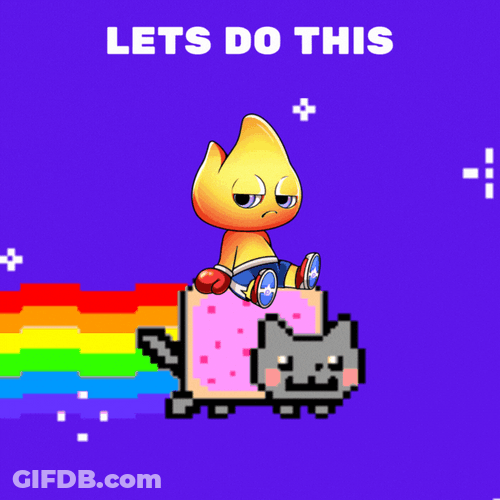 Neon Cat Carrying Annoyed PlayEmber GIF