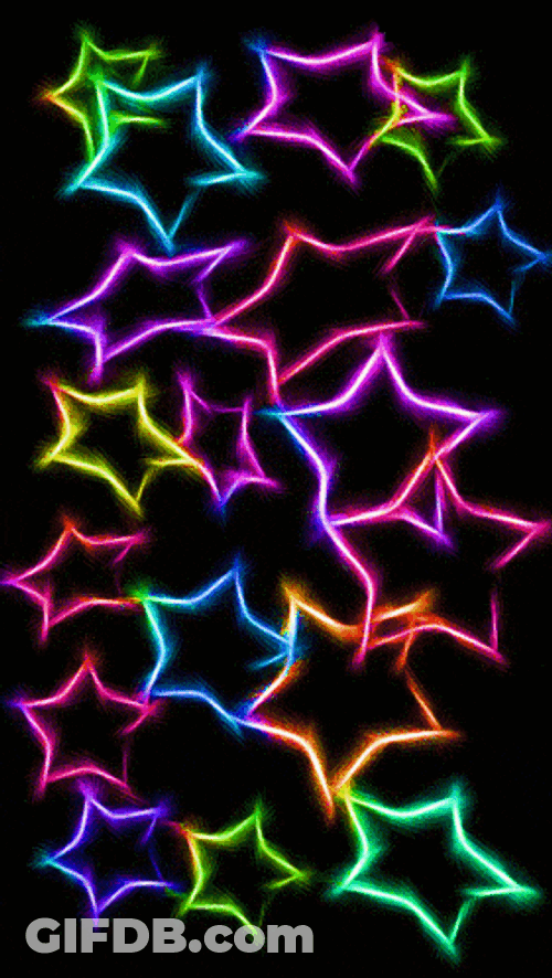 Neon Colorful Neon Color Change GIF