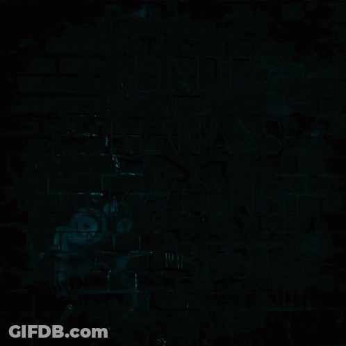 Neon Daddy Always Knows Best Sign GIF