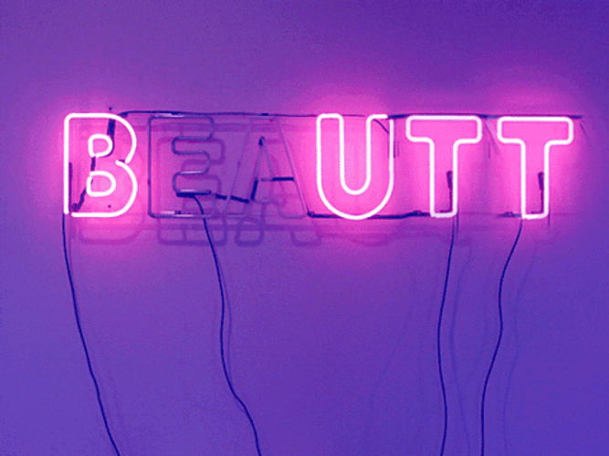 Neon Eat Beauty Butt GIF
