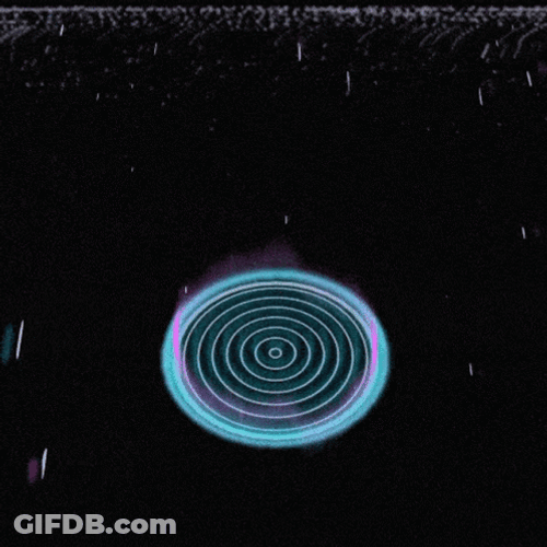 Neon Galaxy Infographic GIF