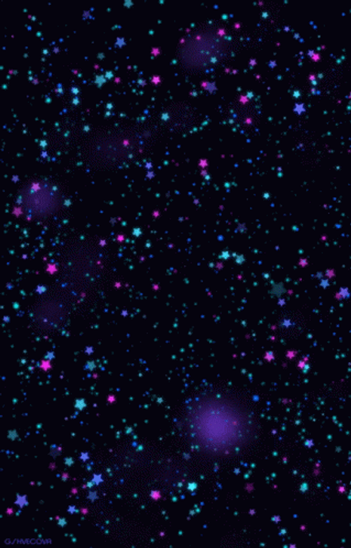 Neon Galaxy Sparkling GIF